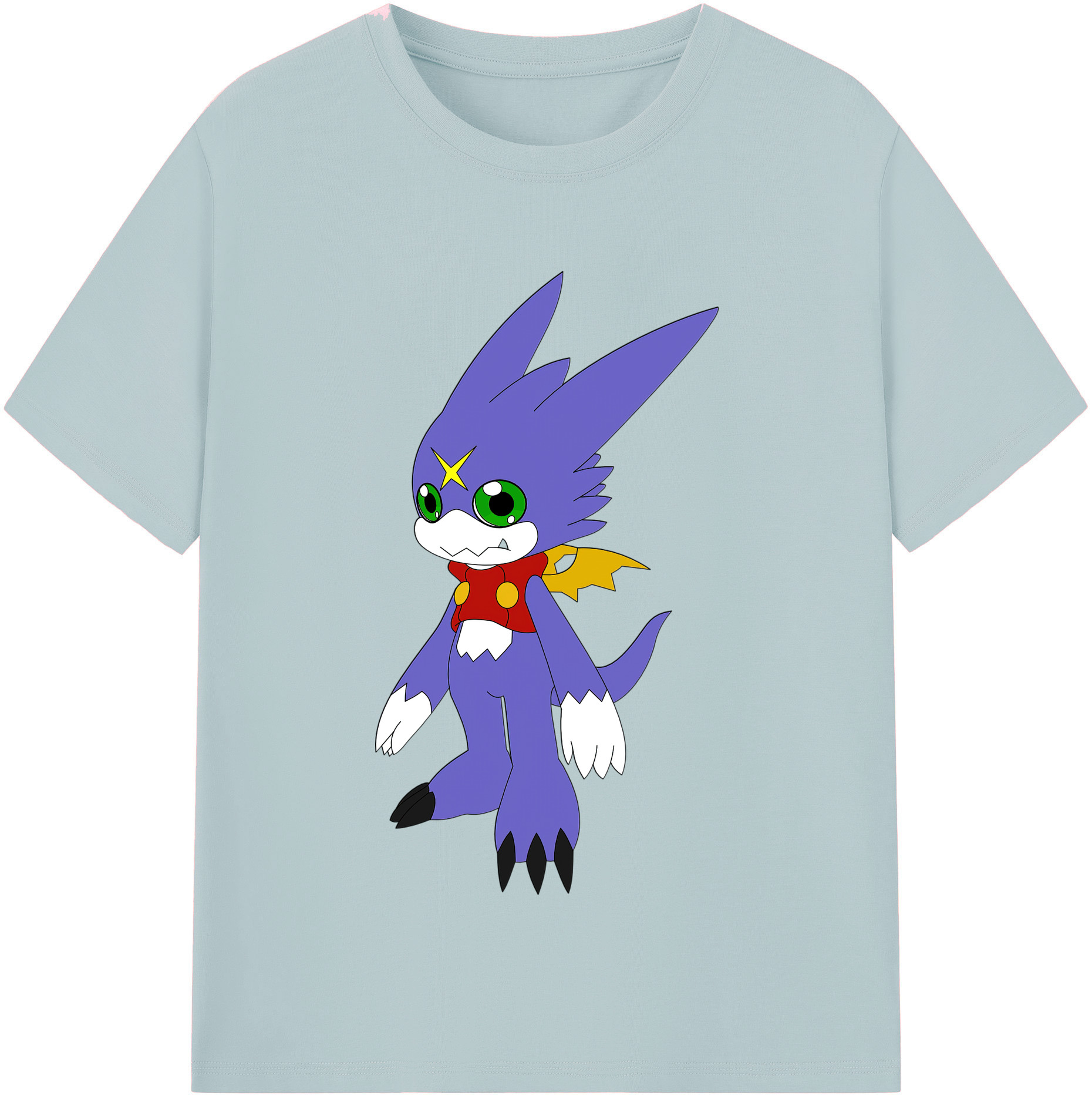 （画像用） Digimon デジタルモンスター/デジモン 綿100％半袖Tシャツ（フロントプリント）